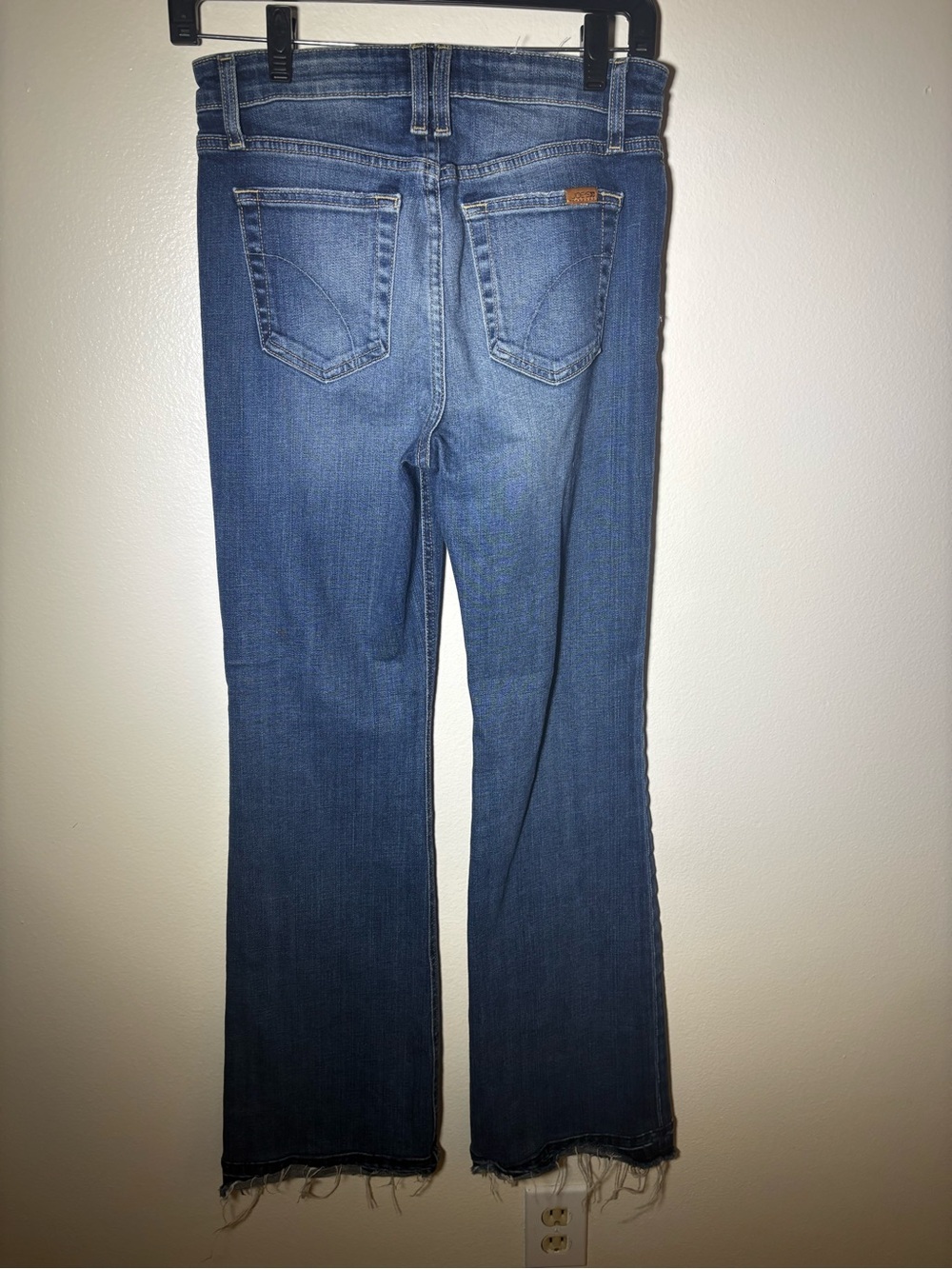 Joe’s Jeans The Markie Flare Miyu Japanese Denim Size 28 High Rise Raw Hem Y2K - Picture 10 of 14